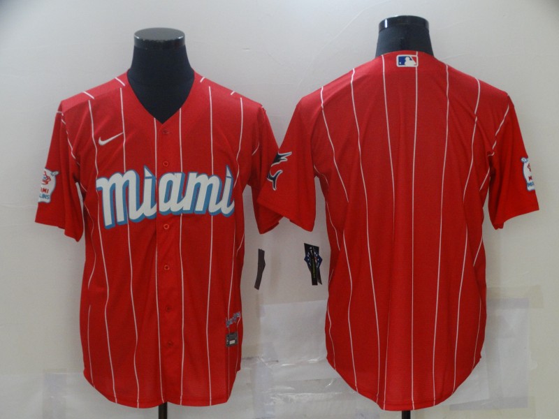 Marlins Blank Red 2021 City Connect Cool Base Jersey,We sell and wholesale Marlins Blank Red 2021 City Connect Cool Base Jersey on line form chian!